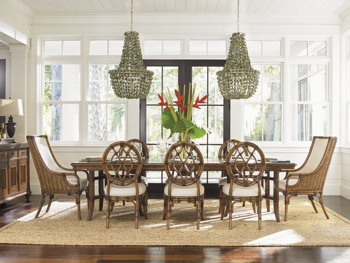 American Home Furniture | Tommy Bahama Home  - Bali Hai Fisher Island Rectangular Dining Table