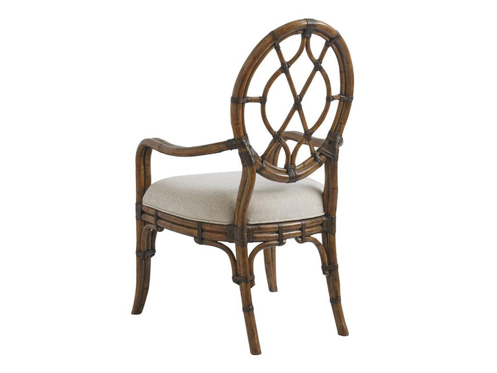 Bali Hai Cedar Key Oval Back Arm Chair - AmericanHomeFurniture
