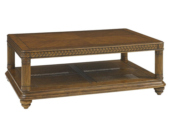 Tommy Bahama Home Bali Hai Vineyard Point Rectangular Cocktail Table COFFEE TABLES