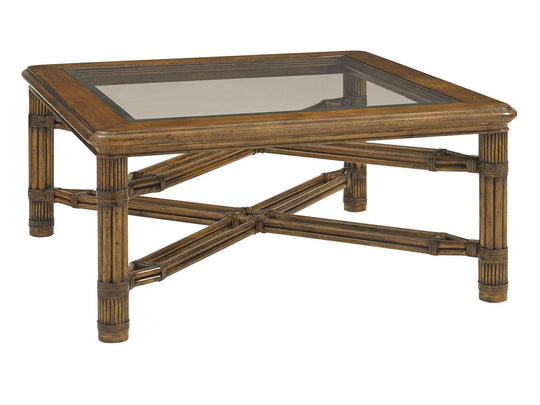 Tommy Bahama Home Bali Hai Capri Square Cocktail Table COFFEE TABLES