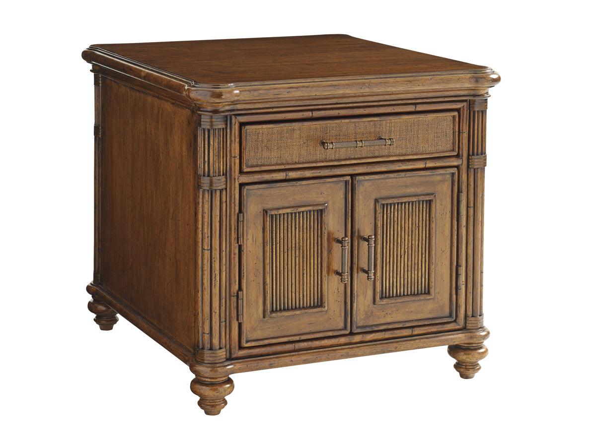 Tommy Bahama Home Bali Hai Mariner Storage End Table ACCENT TABLES
