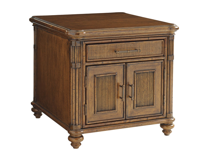 American Home Furniture | Tommy Bahama Home  - Bali Hai Mariner Storage End Table