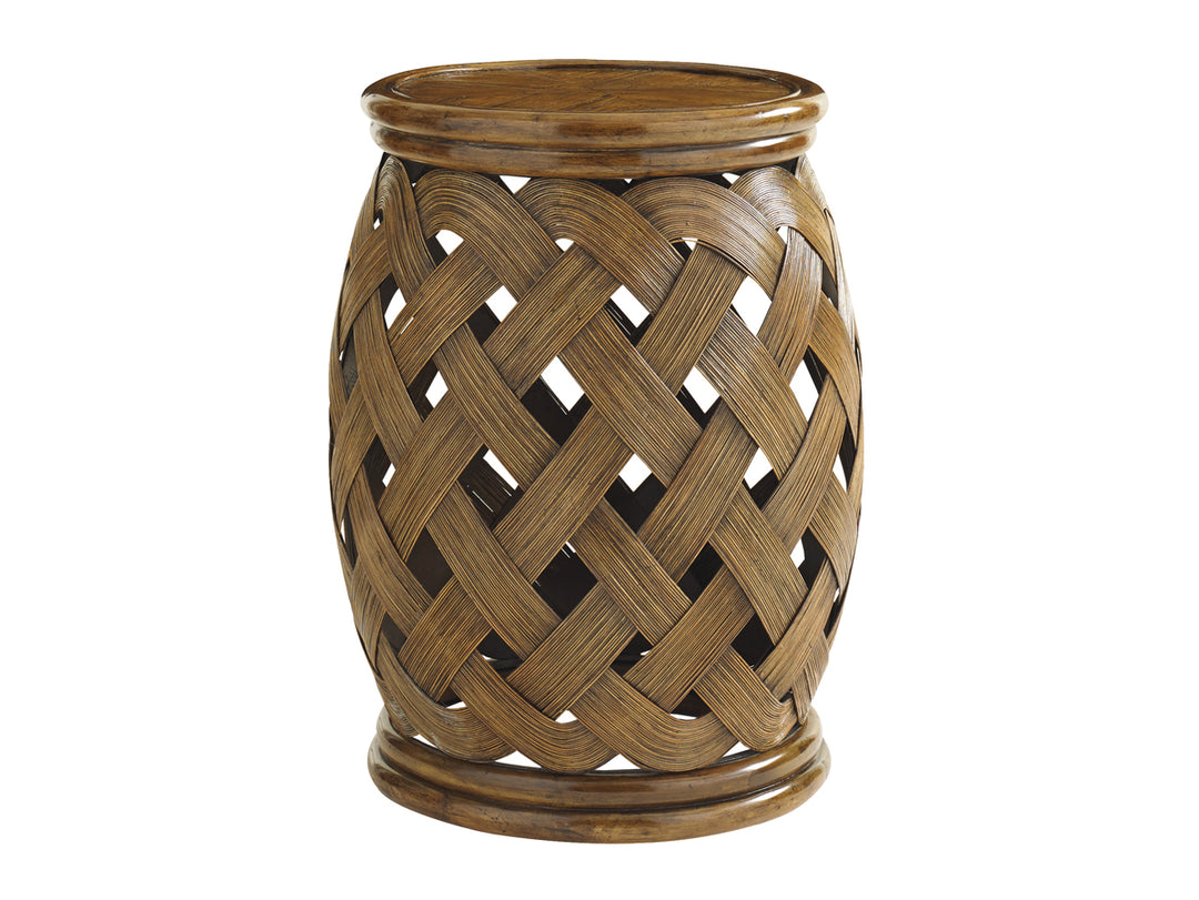 American Home Furniture | Tommy Bahama Home  - Bali Hai Hibiscus Round Accent Table