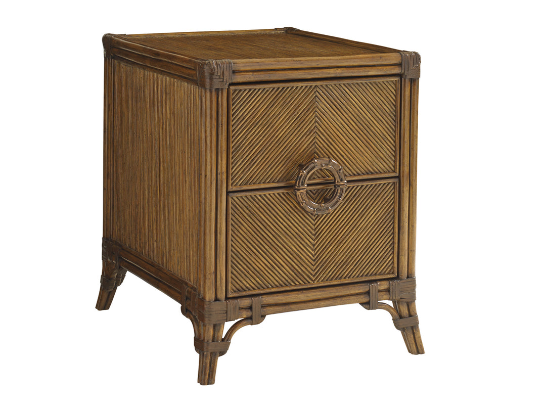 American Home Furniture | Tommy Bahama Home  - Bali Hai Bungalow Chairside Chest