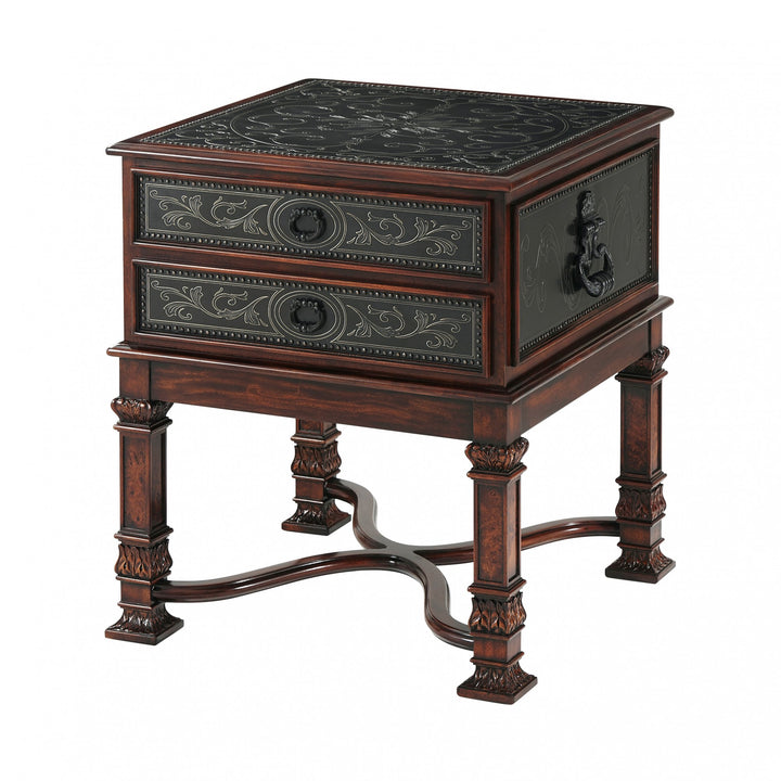 Into the Night Side Table - Theodore Alexander - AmericanHomeFurniture