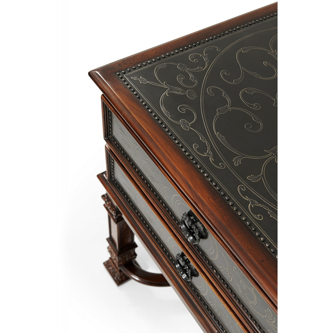 Into the Night Side Table - Theodore Alexander - AmericanHomeFurniture