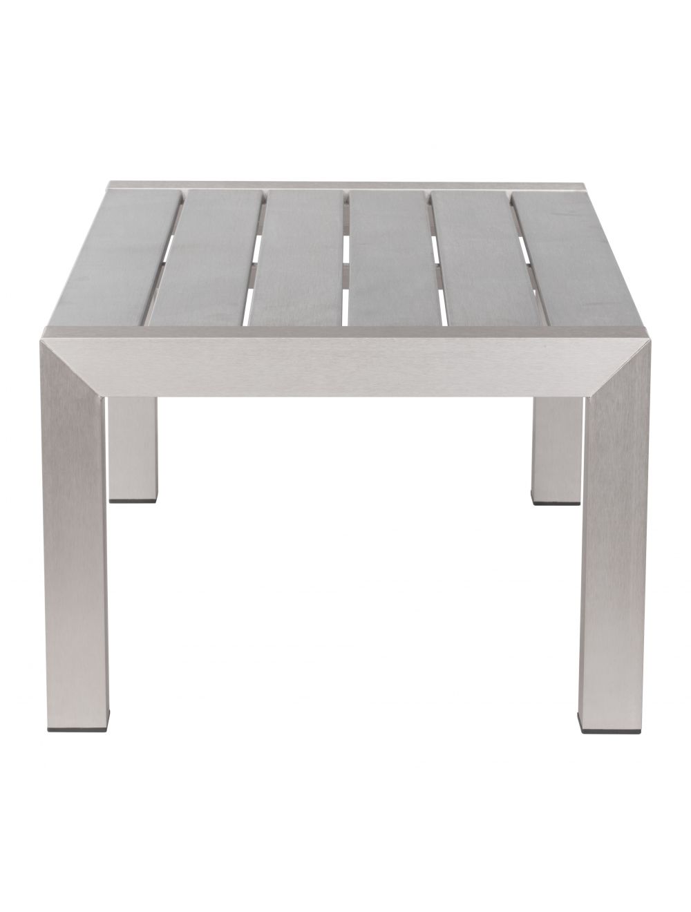 Cosmopolitan Coffee Table Gray & Silver