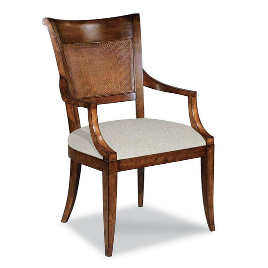 Woodbridge Saber Leg Arm Chair - Set of 2 DINING CHAIRS