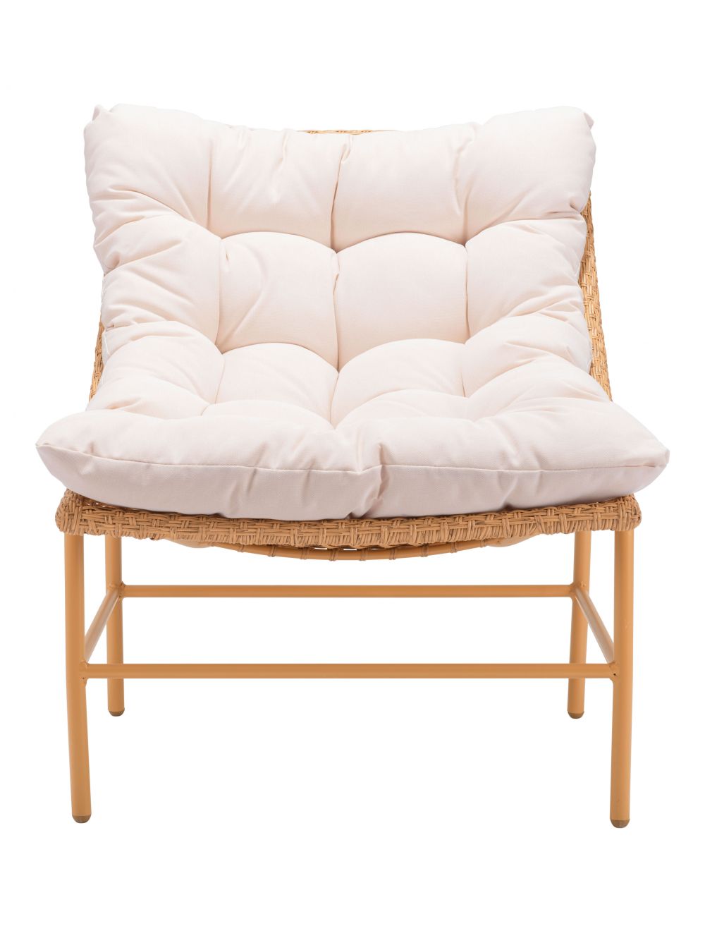 Merilyn Accent Chair Beige & Natural