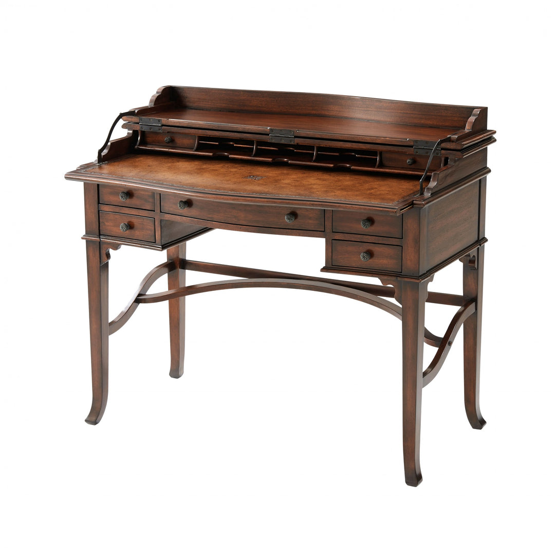 The Residency Campaign Desk - Theodore Alexander - AmericanHomeFurniture