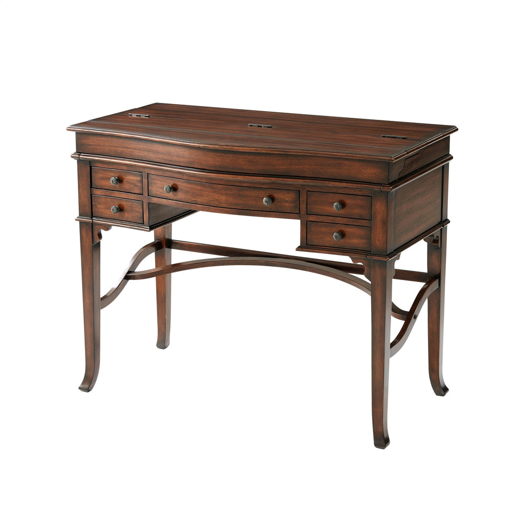 The Residency Campaign Desk - Theodore Alexander - AmericanHomeFurniture