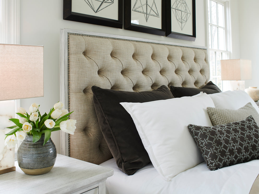 American Home Furniture | Lexington - Oyster Bay Sag Harbor Tufted Upholstered Bed