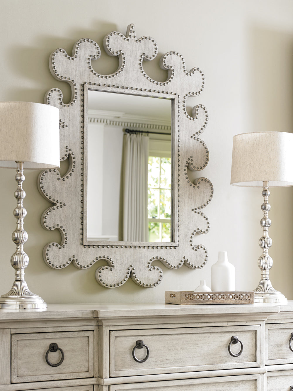 American Home Furniture | Lexington  - Oyster Bay Hempstead Vertical Mirror