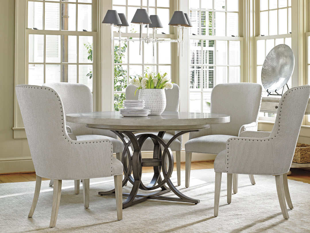 American Home Furniture | Lexington  - Oyster Bay Calerton Round Dining Table