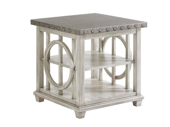 Lexington Oyster Bay Lewiston Square Lamp Table ACCENT TABLES