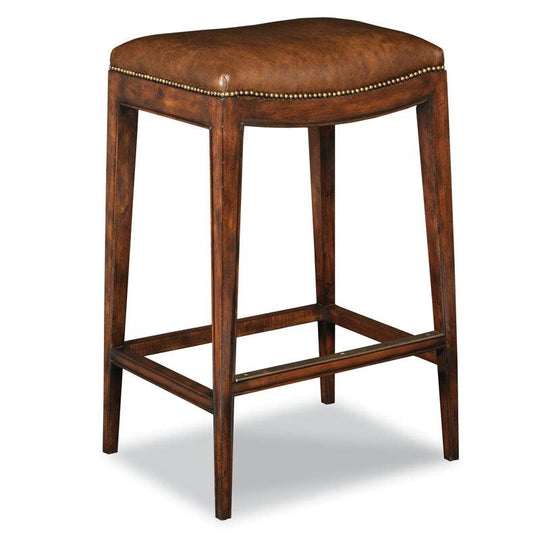 Woodbridge Saddle Seat Bar Stool BAR STOOLS + COUNTER STOOLS