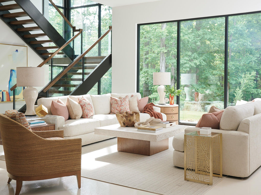 Palm Desert Redford Metal Accent Table - AmericanHomeFurniture