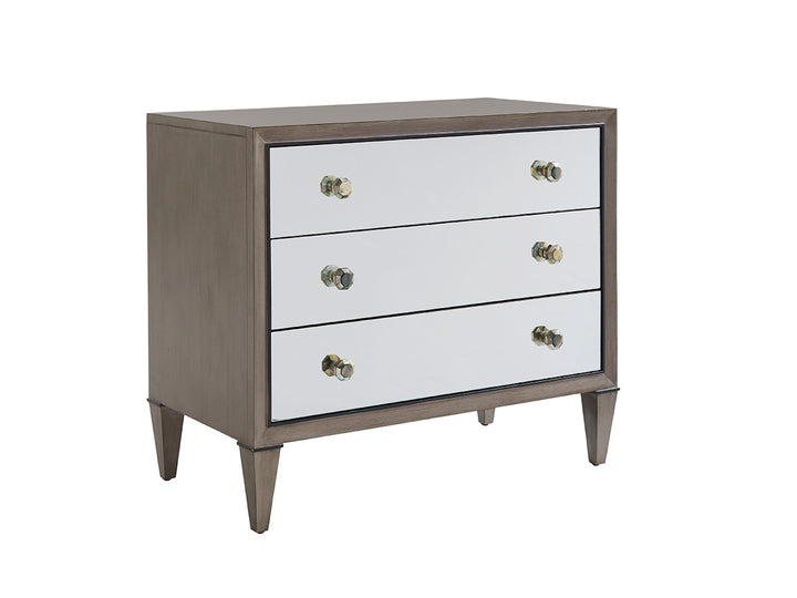 American Home Furniture | Lexington  - Ariana Divonne Mirrored Nightstand