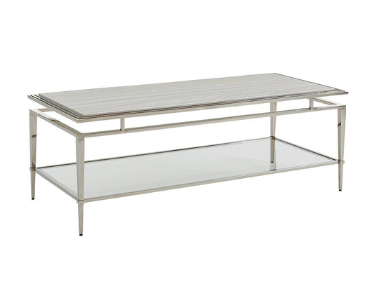 Lexington Ariana Athene Stainless Cocktail Table COFFEE TABLES