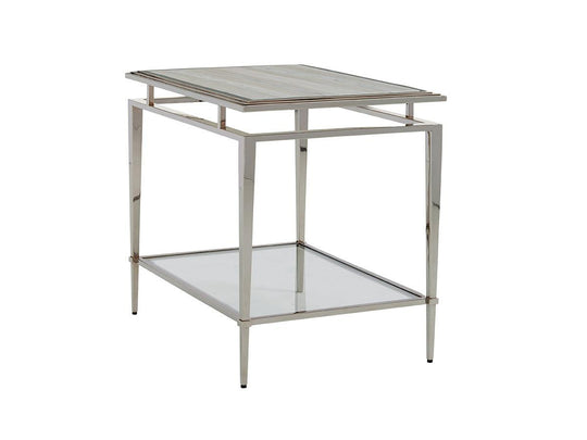 Lexington Ariana Athene Stainless End Table ACCENT TABLES