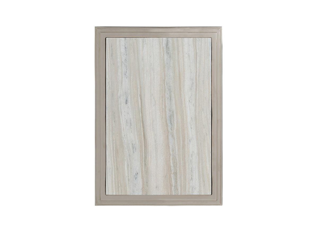 Ariana Athene Stainless End Table - AmericanHomeFurniture