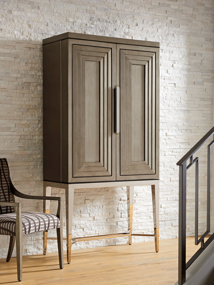 American Home Furniture | Lexington  - Ariana Cheval Bar Cabinet