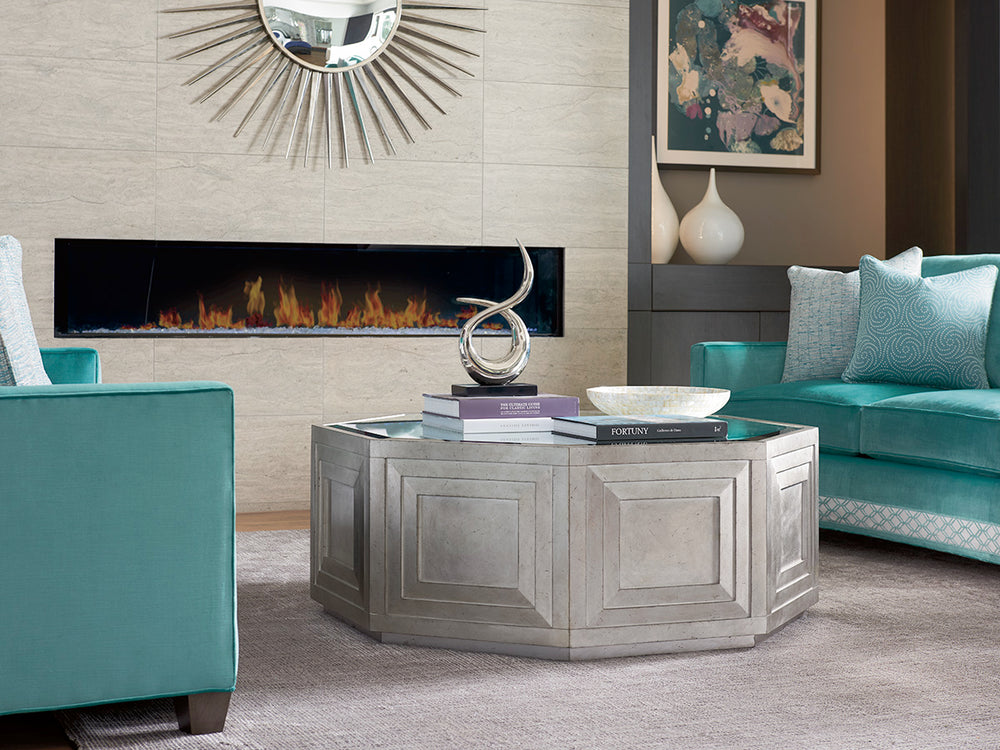 American Home Furniture | Lexington  - Ariana Rochelle Octagonal Cocktail Table