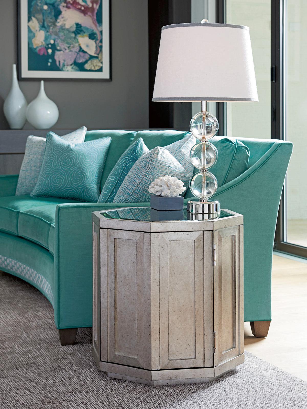 Lexington Ariana Rochelle Octagonal Storage Table ACCENT TABLES