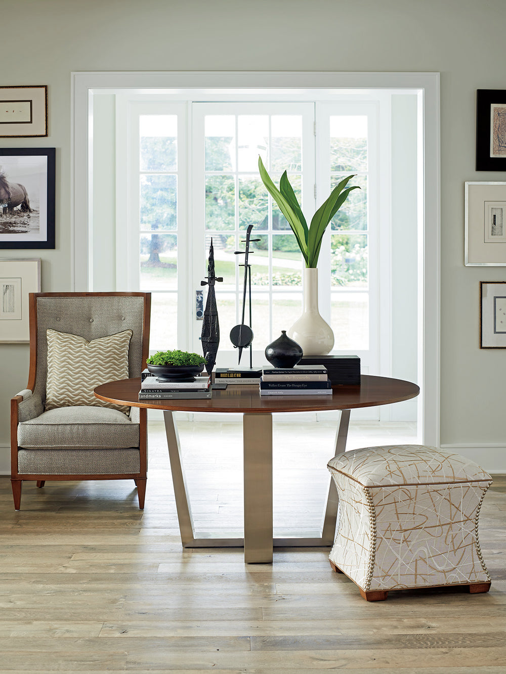American Home Furniture | Lexington  - Kitano Mandara Round Dining Table
