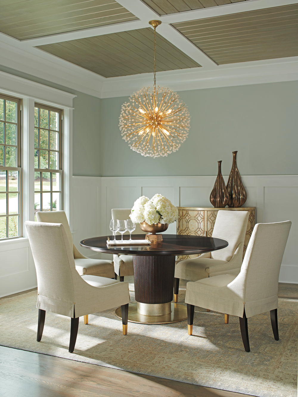 American Home Furniture | Lexington  - Carlyle Waldorf Round Dining Table