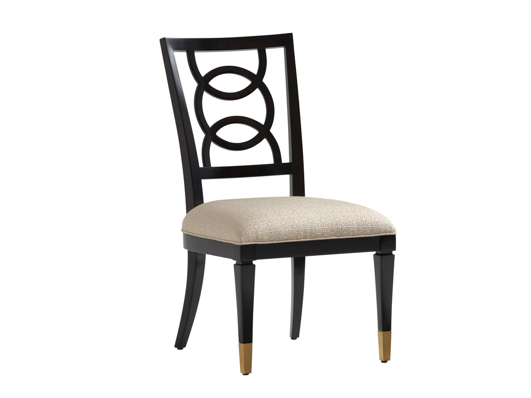 American Home Furniture | Lexington  - Carlyle Pierce Upholstered Side Chair