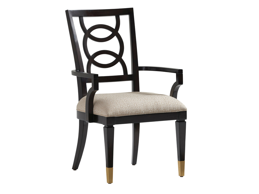 American Home Furniture | Lexington  - Carlyle Pierce Upholstered Arm Chair
