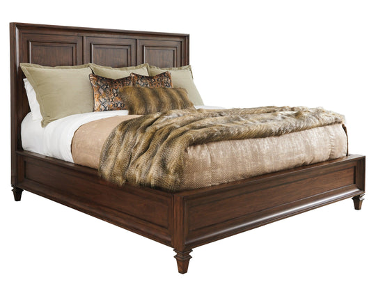 Lexington Silverado Walnut Creek Wood Panel Bed BEDS