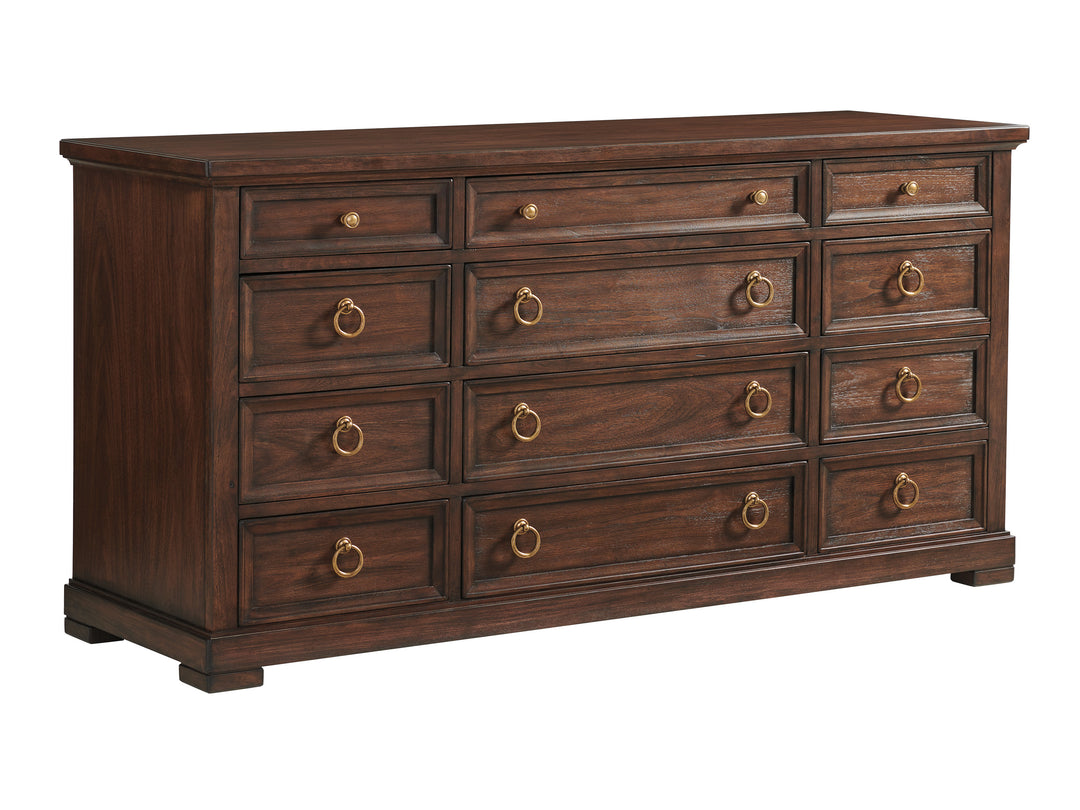 American Home Furniture | Lexington  - Silverado Sereno Triple Dresser