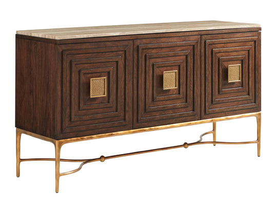 Lexington Silverado Tiburon Sideboard With Stone Top SIDEBOARDS + CREDENZAS