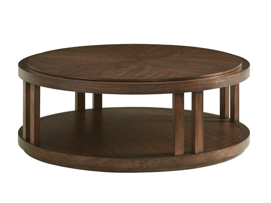 Lexington Silverado Stinson Round Cocktail Table COFFEE TABLES