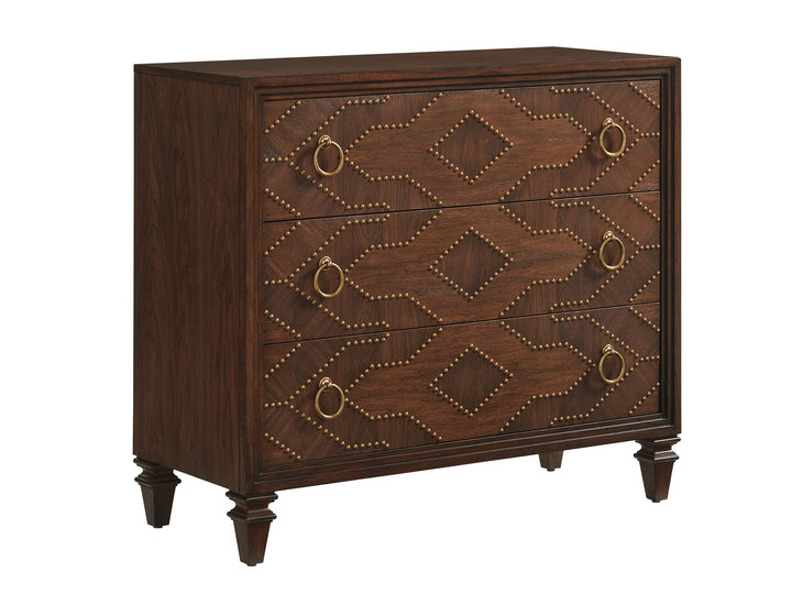 American Home Furniture | Lexington  - Silverado Woodland Drawer Hall Chest