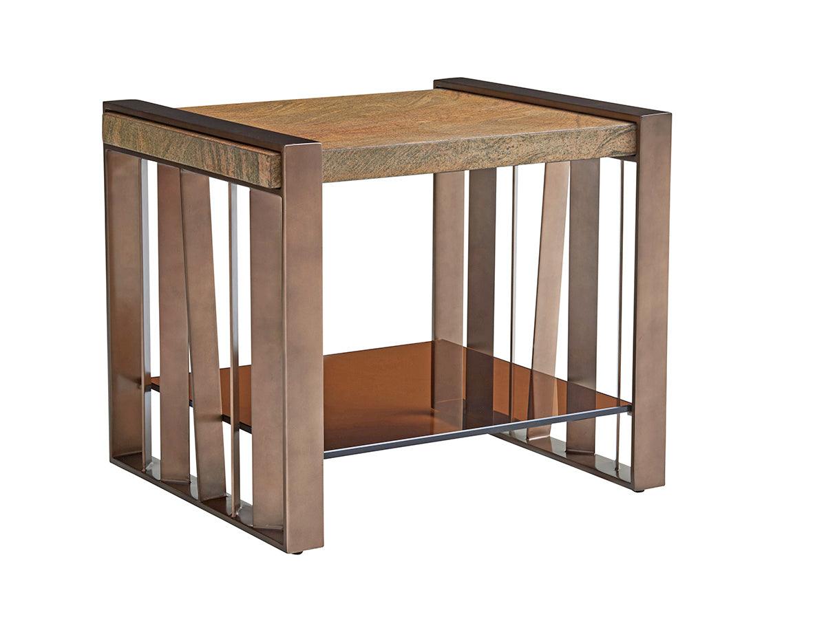 Lexington Zavala Intersect End Table ACCENT TABLES