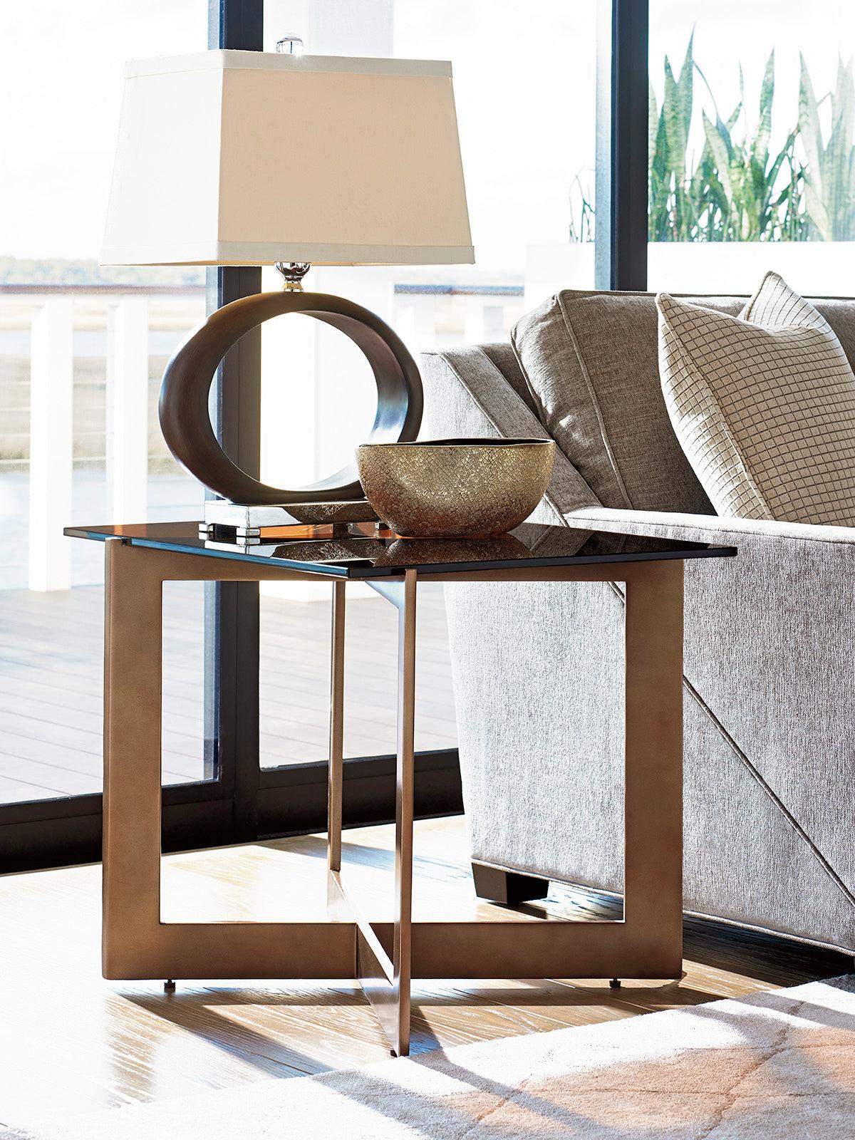 Lexington Zavala Aperture End Table ACCENT TABLES