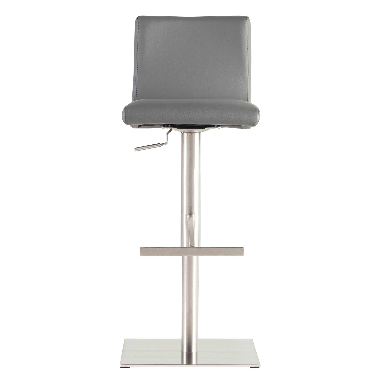 Euro Style Scott Adjustable Bar/Counter Stool - Set of 1 BAR STOOLS + COUNTER STOOLS
