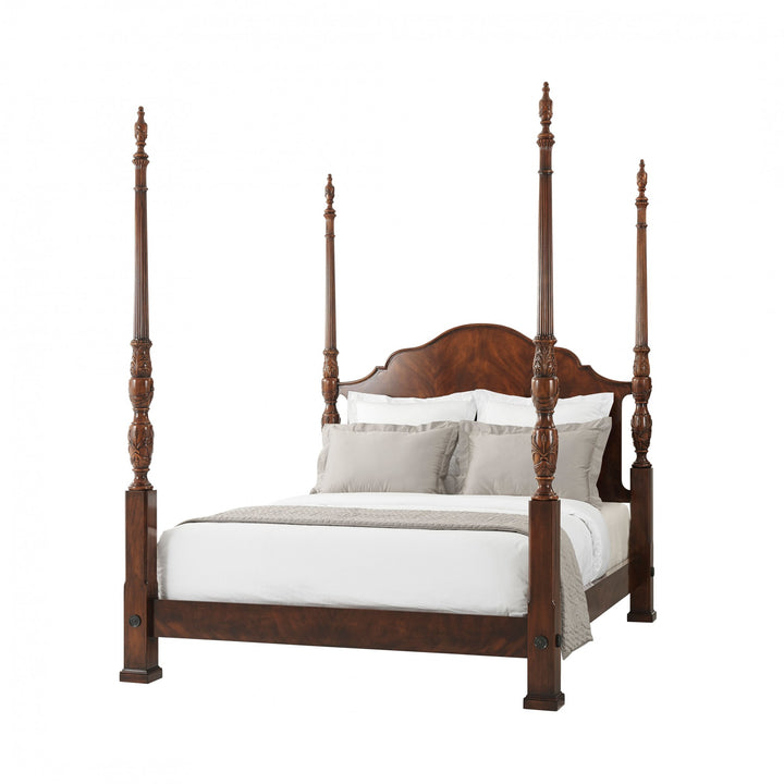 The Middleton Rice US Queen Bed - Theodore Alexander - AmericanHomeFurniture