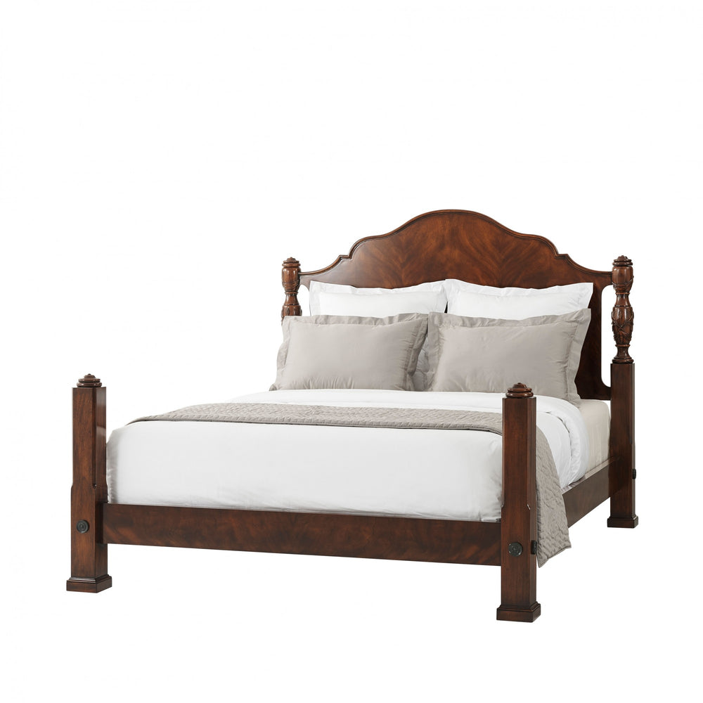 The Middleton Rice US Queen Bed - Theodore Alexander - AmericanHomeFurniture