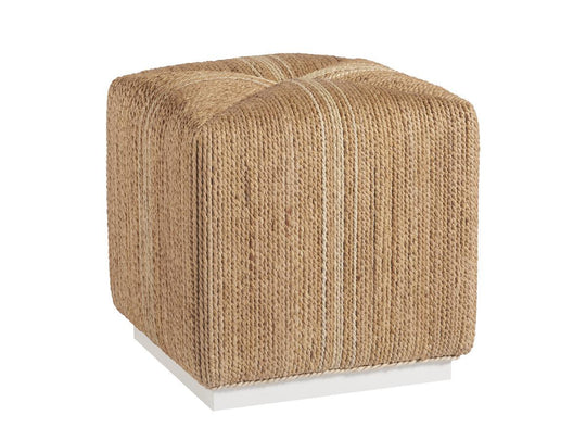 Universal Furniture Escape Abaca Cube OTTOMANS, POUFS, + STOOLS