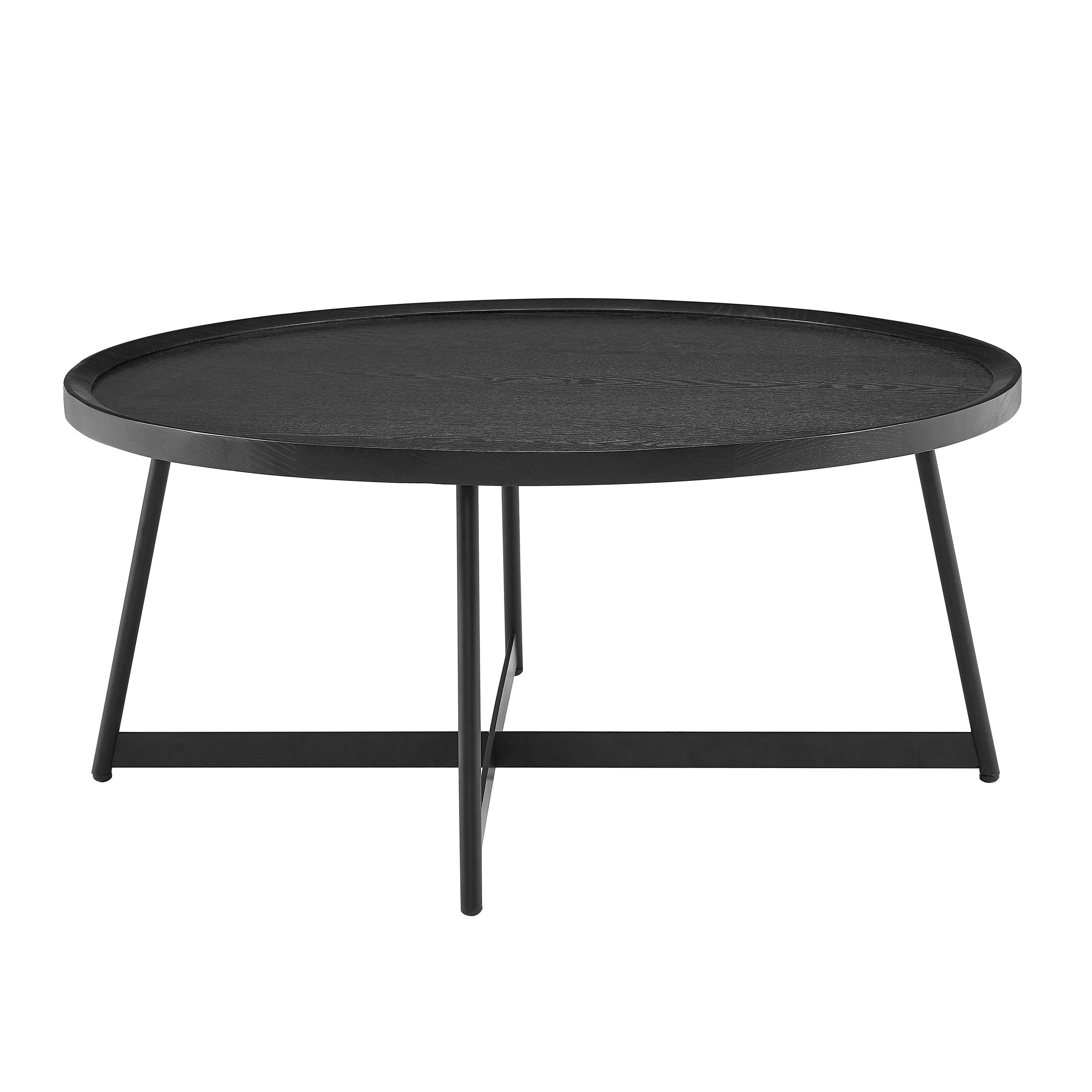 Niklaus 35" Round Coffee Table - Thumbnail 2