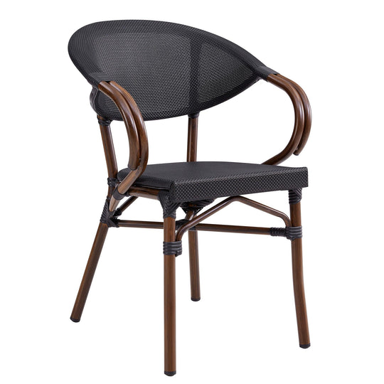 Euro Style Jannie Stacking Armchair - Set of 2 OUTDOOR DINING CHAIRS
