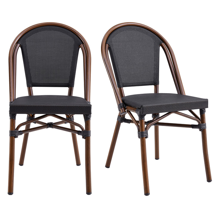 Jannie Stacking Side Chair - Set of 2 - Euro Style - AmericanHomeFurniture