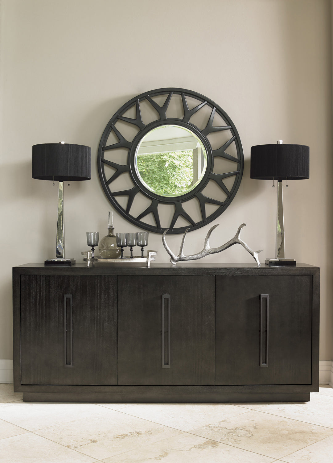American Home Furniture | Lexington  - Carrera Esprit Round Mirror