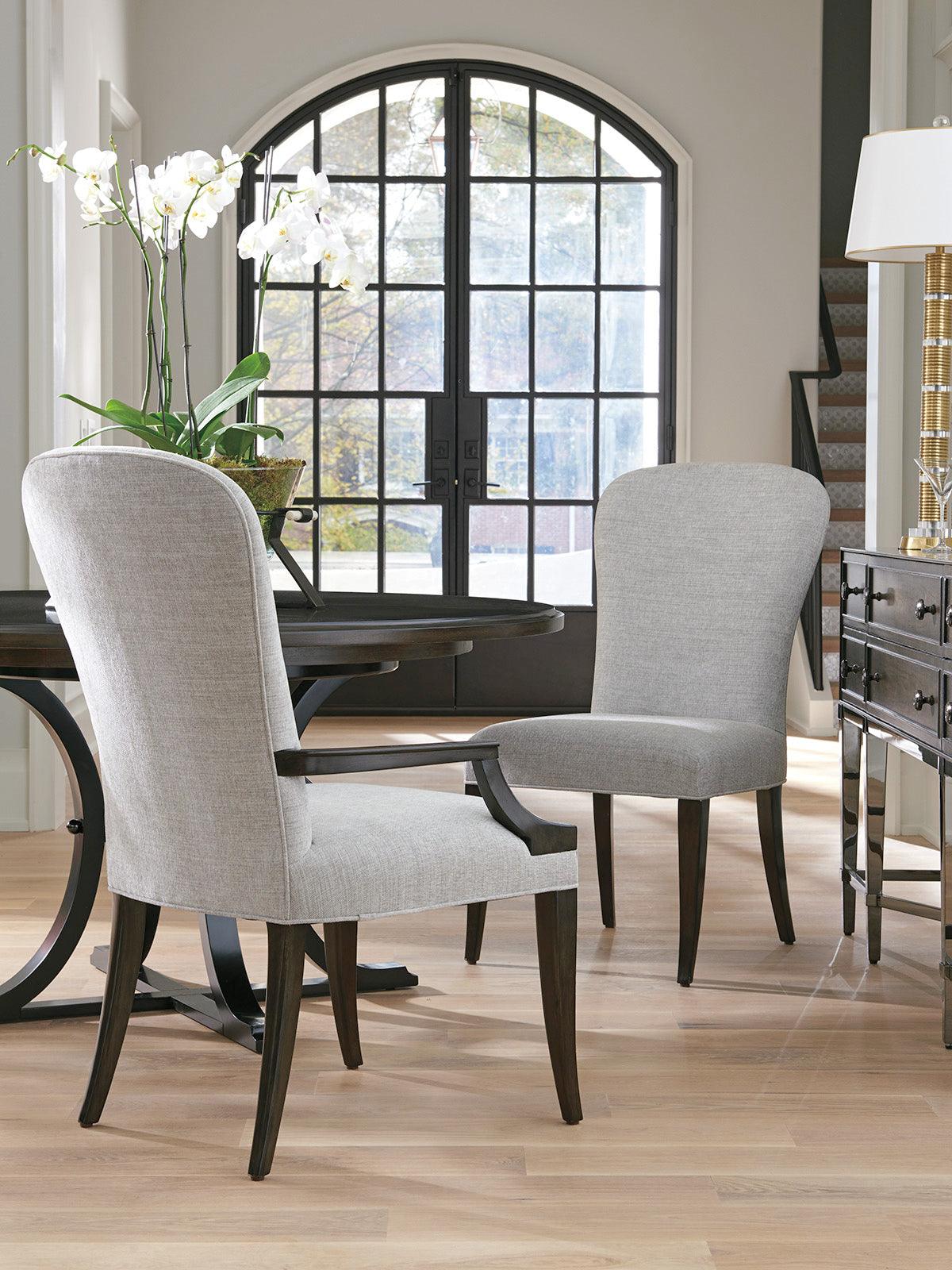 Barclay Butera Brentwood Schuler Upholstered Arm Chair - Set of 2 DINING CHAIRS
