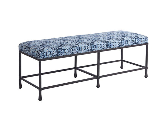 Barclay Butera NEWPORT Ruby Red Bed Bench BENCHES