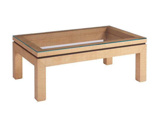 Barclay Butera Newport Harbor Raffia Cocktail Table COFFEE TABLES